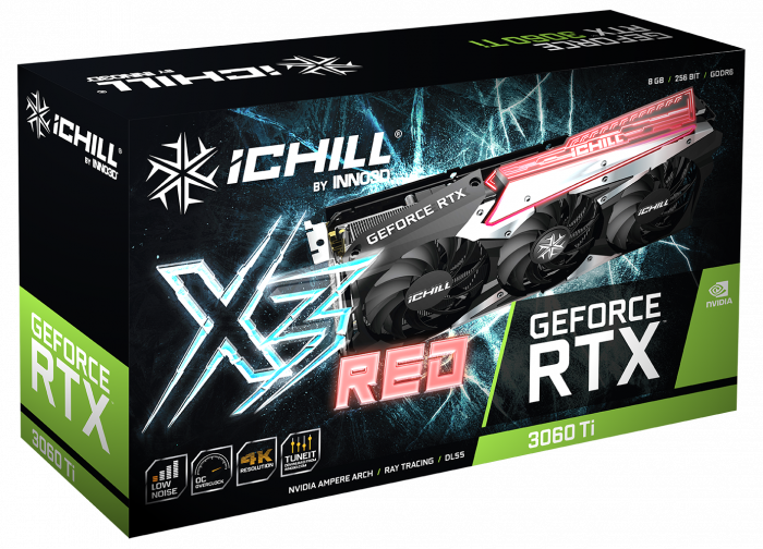 INNO3D GEFORCE RTX 3060 TI ICHILL X3 RED