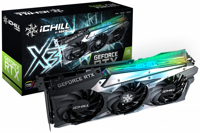 INNO3D GEFORCE RTX™ 3080 ICHILL X4 LHR | INNO3D - GRAPHICS CARDS