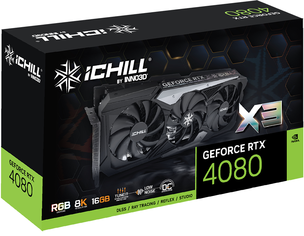 INNO3D GeForce RTX™ 4080 16GB iCHILL X3 | Inno3D - Graphics Cards