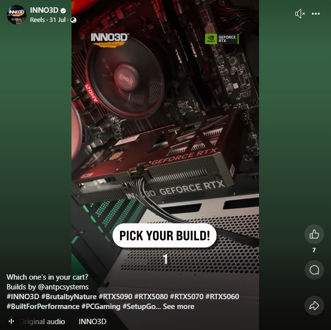 pick your build