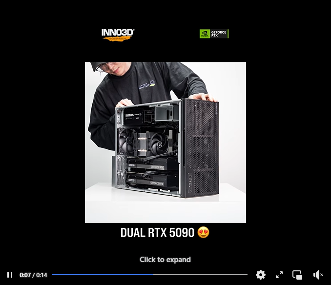 dual rtx 5090