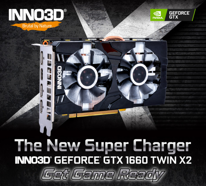 16: The New Super Charger INNO3D GeForce® GTX 1660 Twin X2. Get 