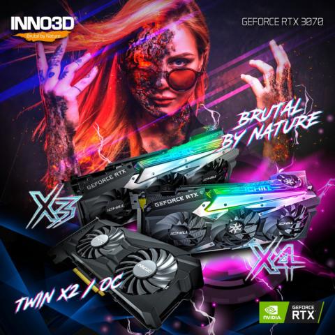 INNO3D GF RTX 3070 JOINS THE RTX 30 SERIES LINE-UP