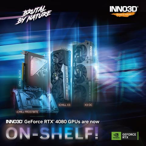 INNO3D GEFORCE RTX™ 4080 16GB ON-SHELF NOW