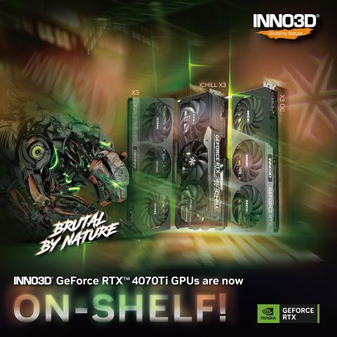  INNO3D GEFORCE RTX™ 4070 Ti ON-SHELF NOW