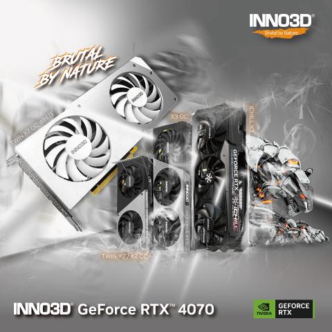  UNLOCK NEXT-LEVEL PERFORMANCE WITH INNO3D GEFORCE RTX 4070 DLSS 3