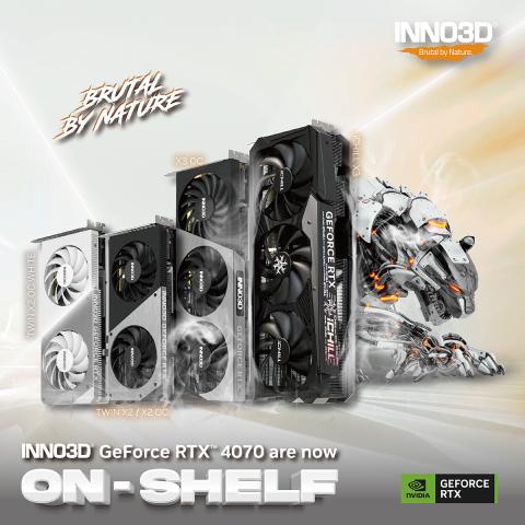  INNO3D GEFORCE RTX™ 4070 ON-SHELF NOW